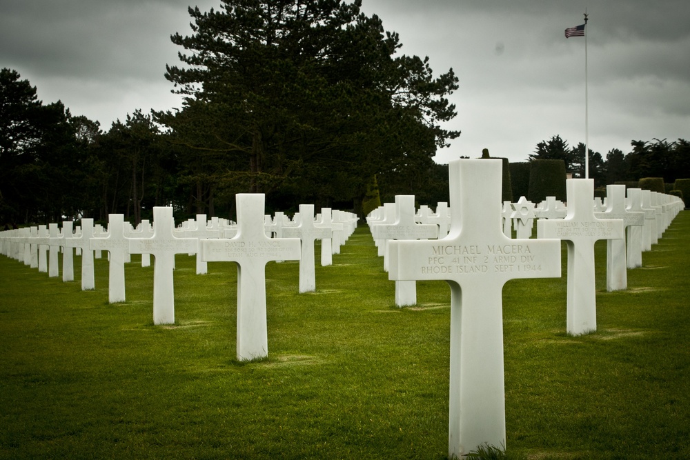 Joint Task Force D-Day 71 visits D-Day sites