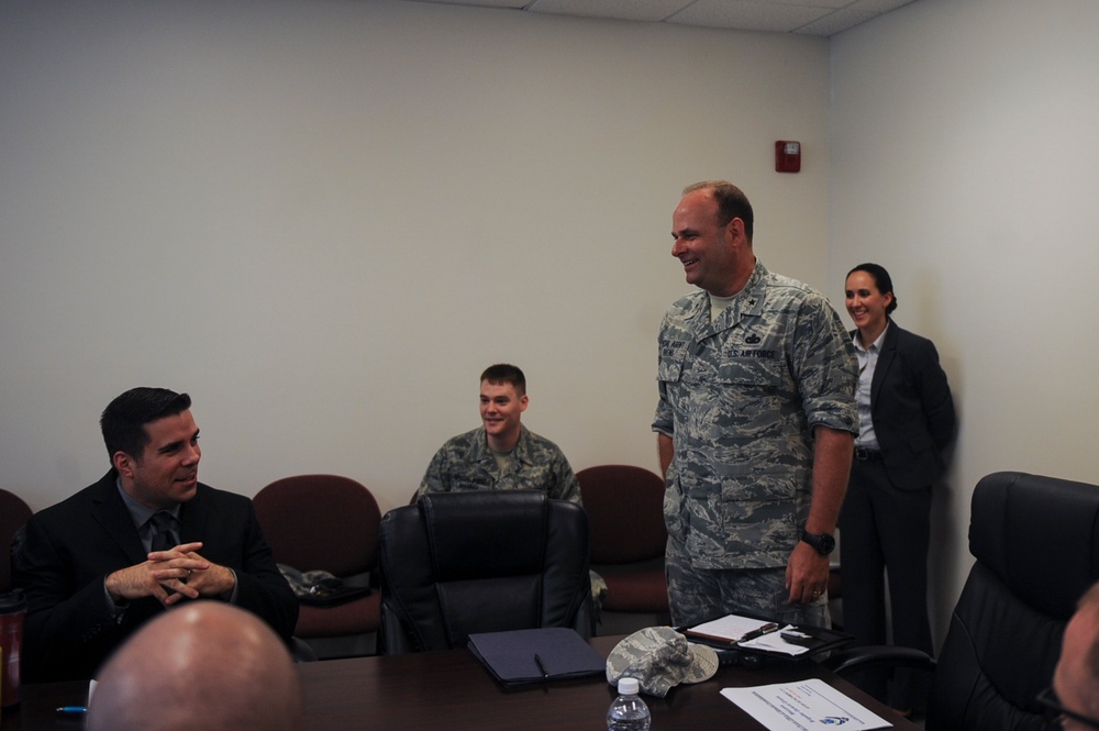 AFOSI CC visits Det 211 facility