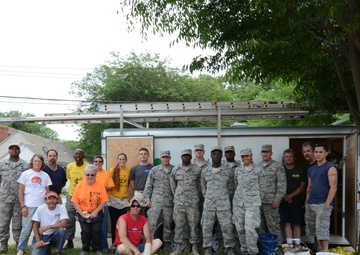 Reservists lend a helping hammer