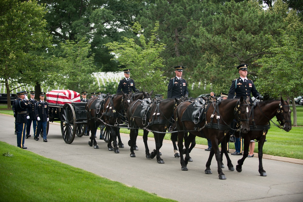 Burial service for soldiers missing from Vietnam War in Section 60 of Arlington National Cemetery