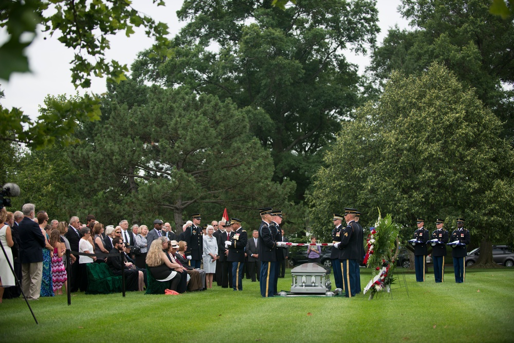 Burial service for soldiers missing from Vietnam War in Section 60 of Arlington National Cemetery