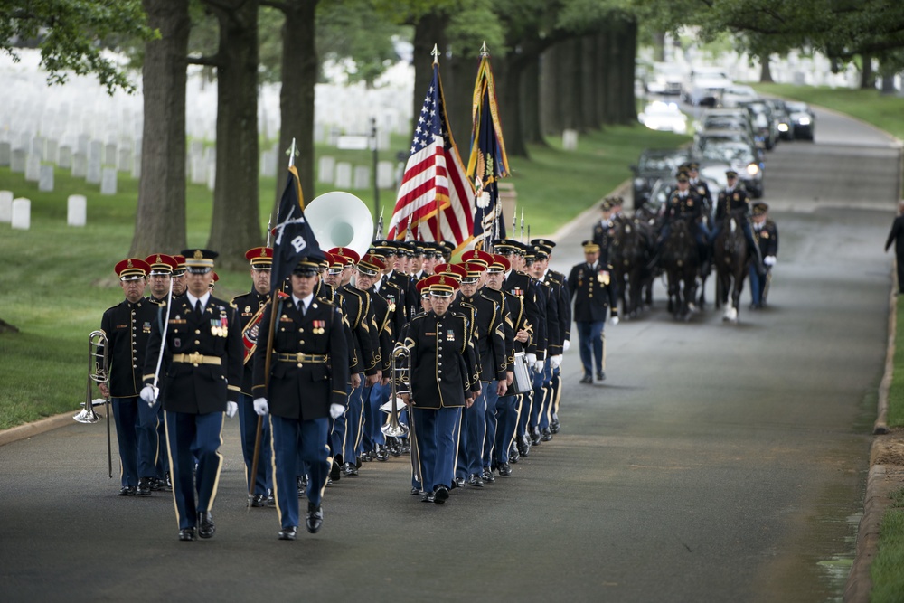 Burial service for soldiers missing from Vietnam War in Section 60 of Arlington National Cemetery