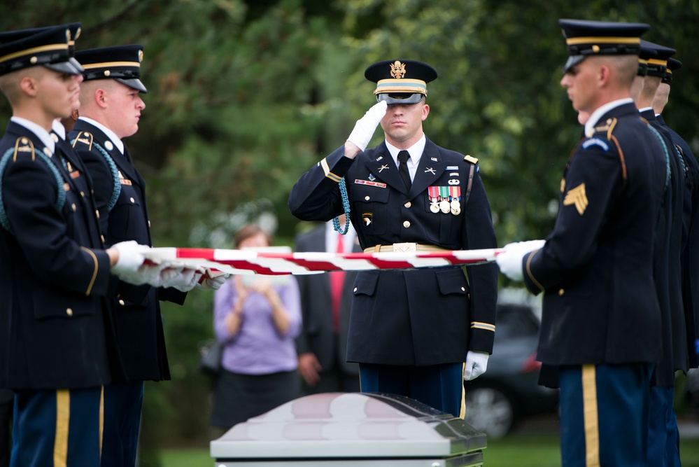 Burial service for soldiers missing from Vietnam War in Section 60 of Arlington National Cemetery