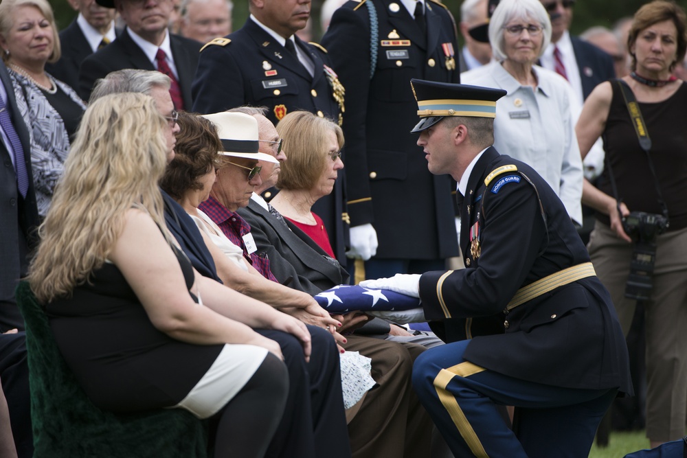 Burial service for soldiers missing from Vietnam War in Section 60 of Arlington National Cemetery