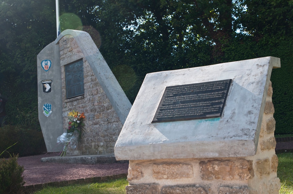 Beuzeville Au Plain C47 Crash Site Memorial for 101st Air Assault