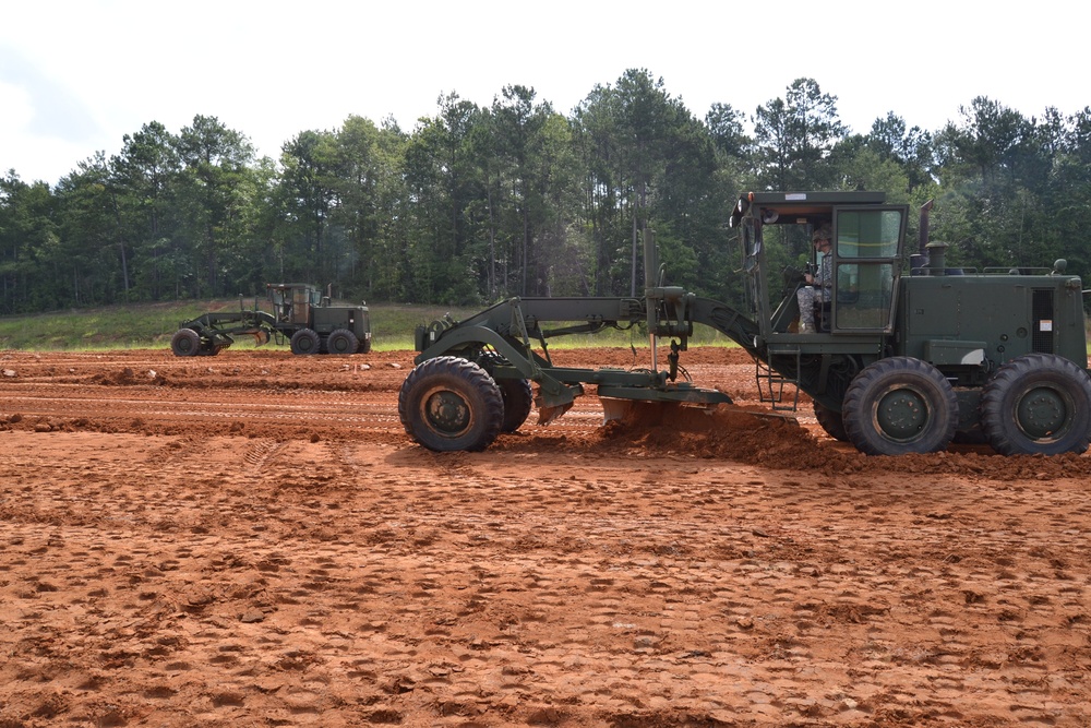 New parking lot construction underway in Petal with National Guard assistance