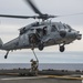 U.S. Marines maintain fast-roping skills at sea