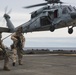 U.S. Marines maintain fast-roping skills at sea