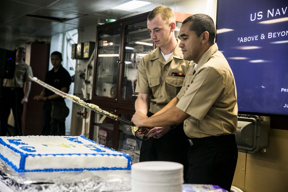 U.S. Navy Corpsmen celebrate Hospital Corps’ 117th Birthday