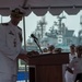 USS Sampson change of command ceremony