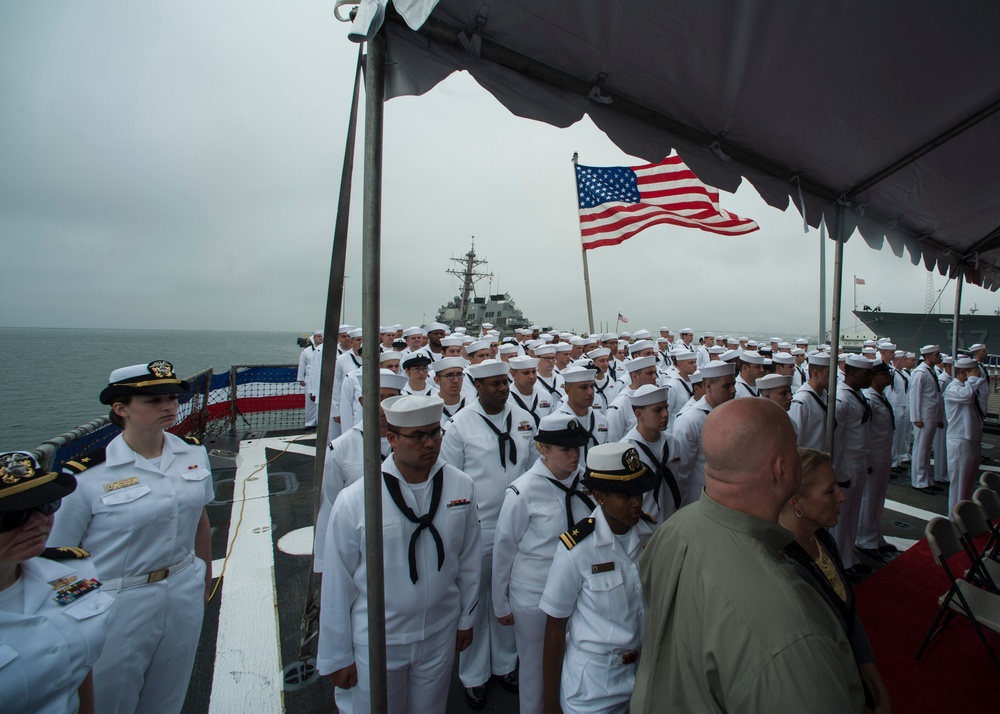 USS Sampson operations