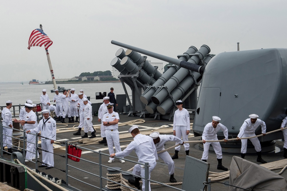 USS Chancellorsville operations