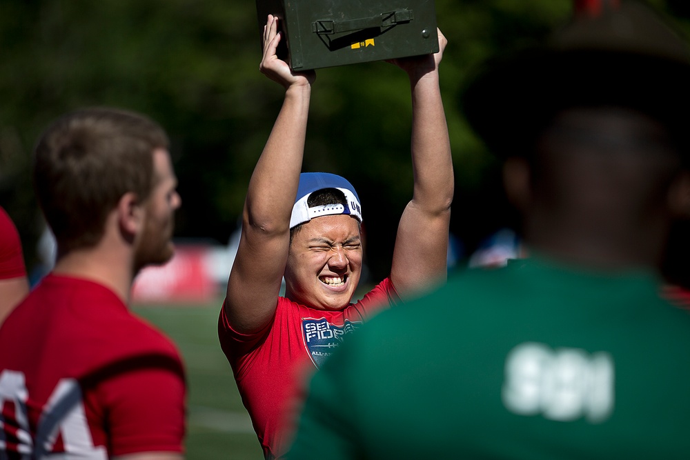 Seattle Marines, NFL coaches host football camp in Renton