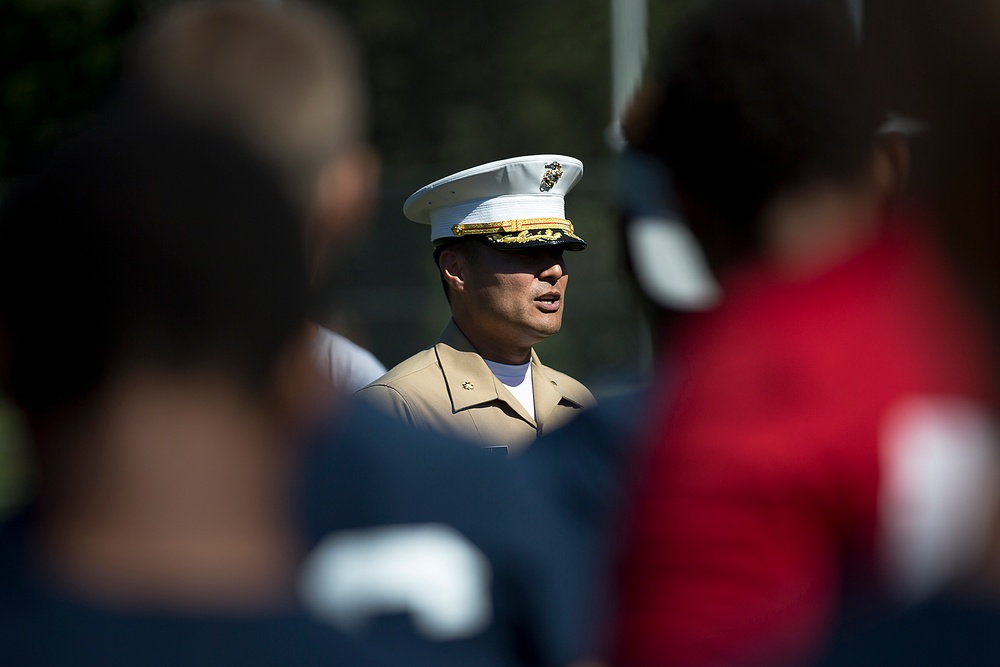 Seattle Marines, NFL coaches host football camp in Renton