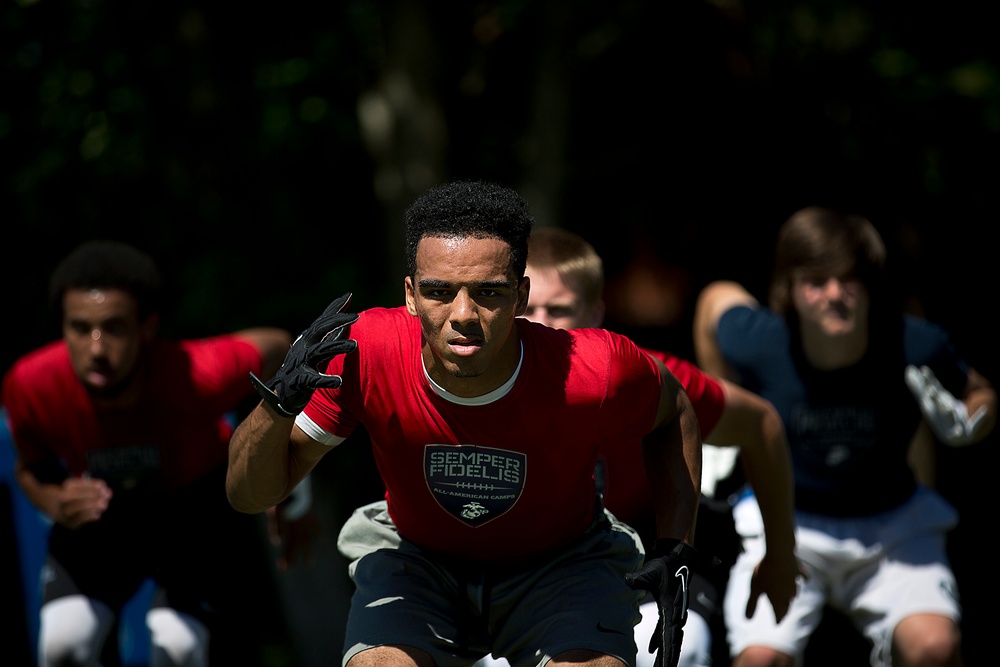 Seattle Marines, NFL coaches host football camp in Renton