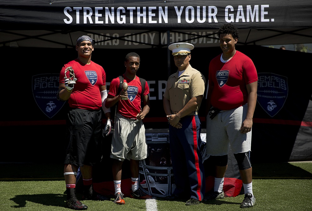 Seattle Marines, NFL coaches host football camp in Renton