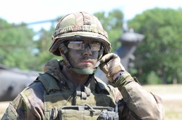 Task Force Brawler and Dutch soldiers participate in Noble Jump