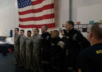 Army, Air Force, Navy service members participate in Army combatives