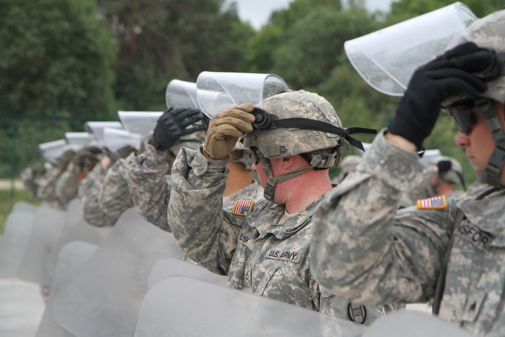North Carolina National Guard unit trains with multinationals for peacekeeping mission