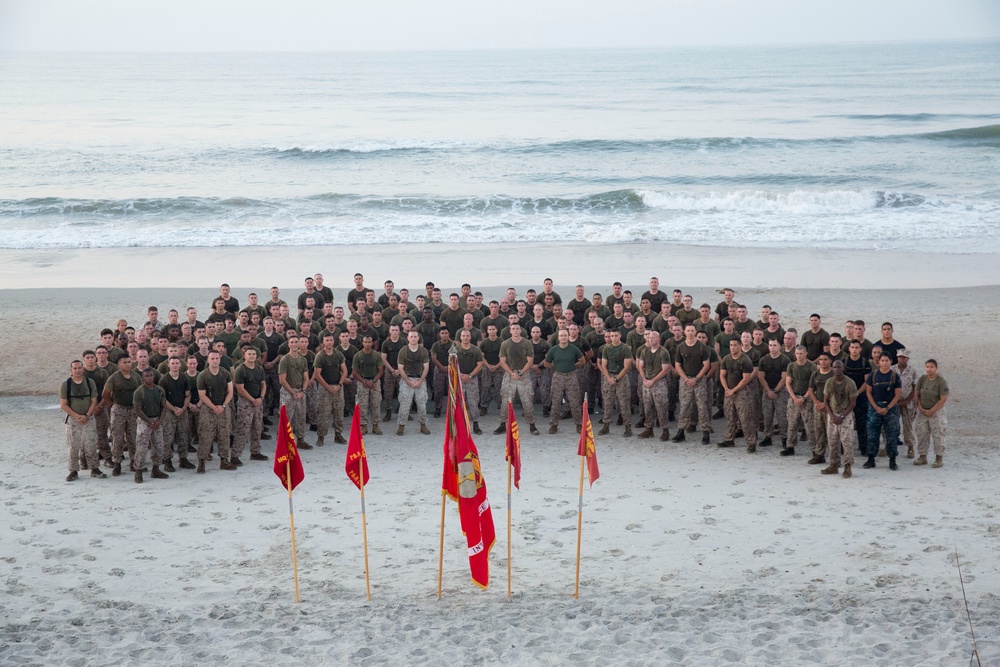 Sun and sand: 2nd Intel Battalion conducts beach run