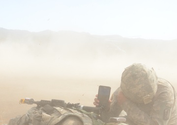 Cavalry field medics get trained on loading litter patients on medevac flight