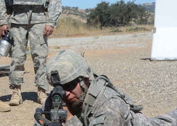 Cal Guard machine gun training