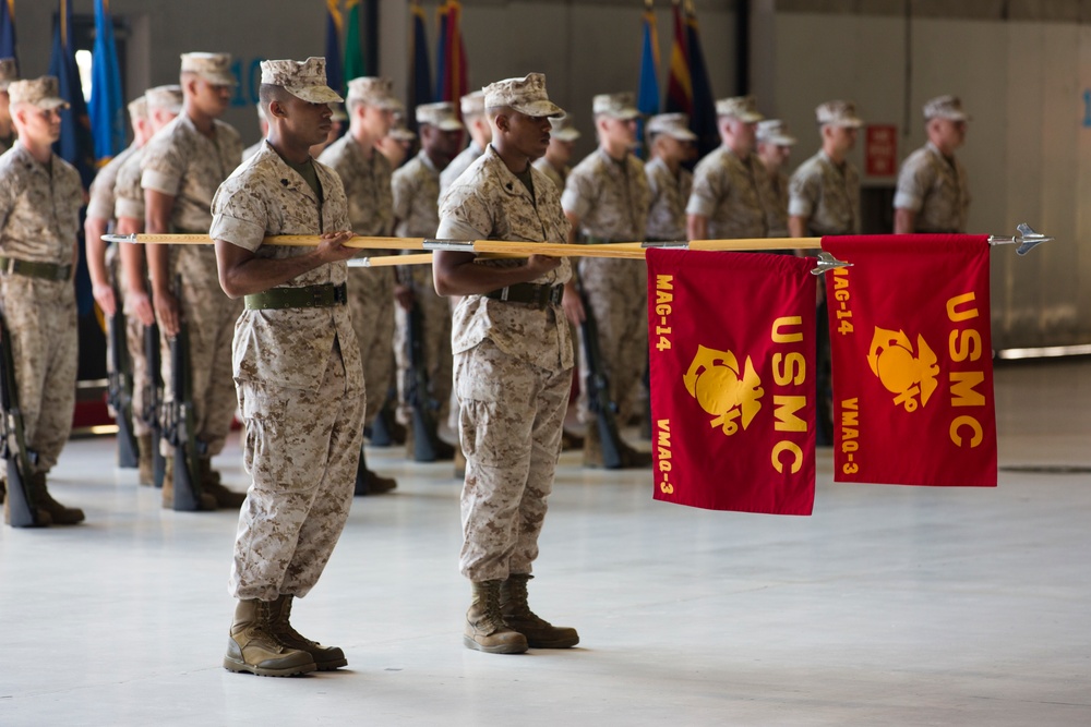 VMAQ-3 Change of Command