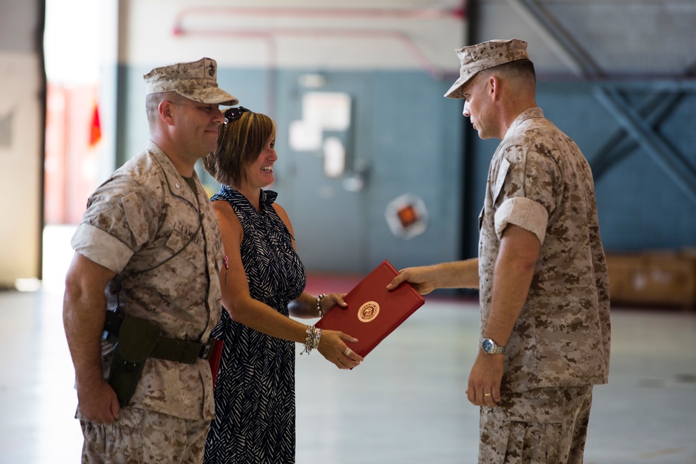 VMAQ-3 Change of Command