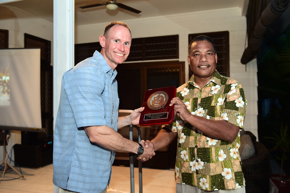 Kiribati closing reception