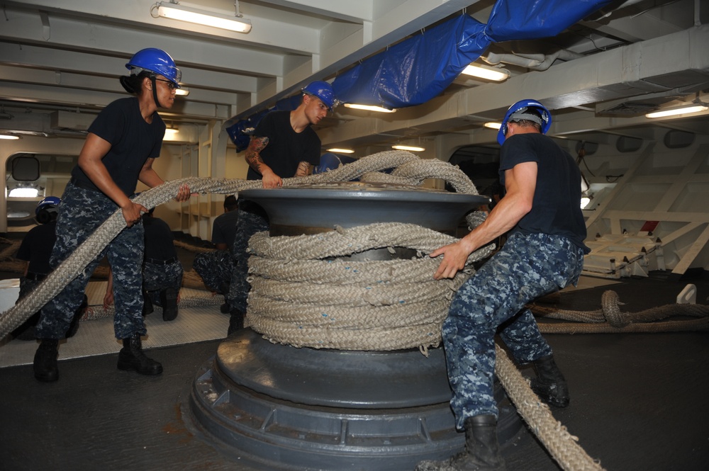 USS George H.W. Bush operations