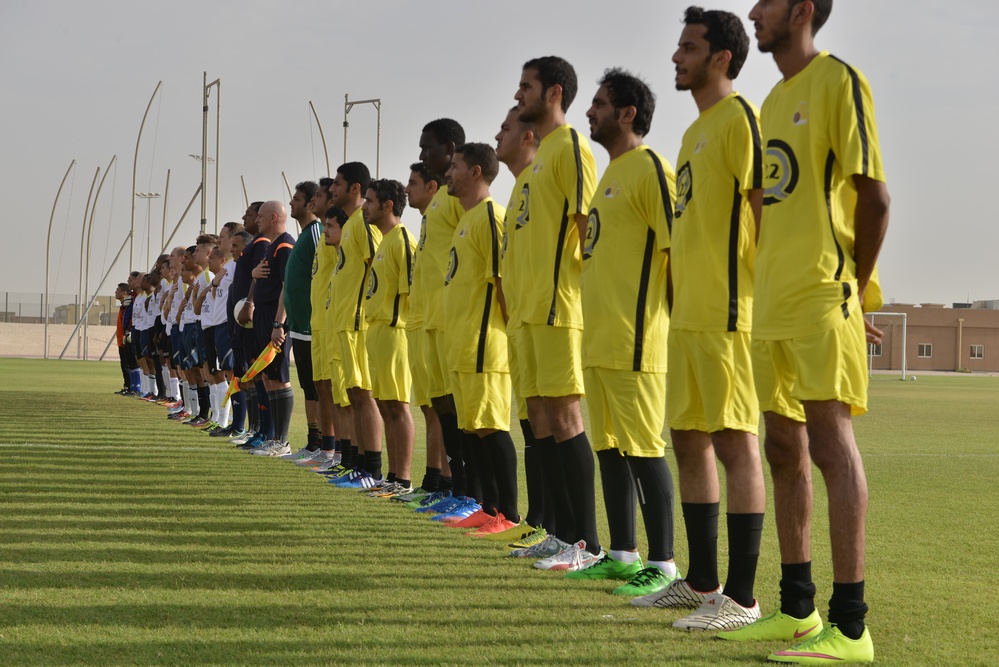 AUAB All-Stars and Qatari military score big during soccer scrimmage