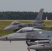 Polish F-16s launch to participate in Exercise Eagle Talon