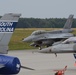 Polish F-16s launch to participate in Exercise Eagle Talon