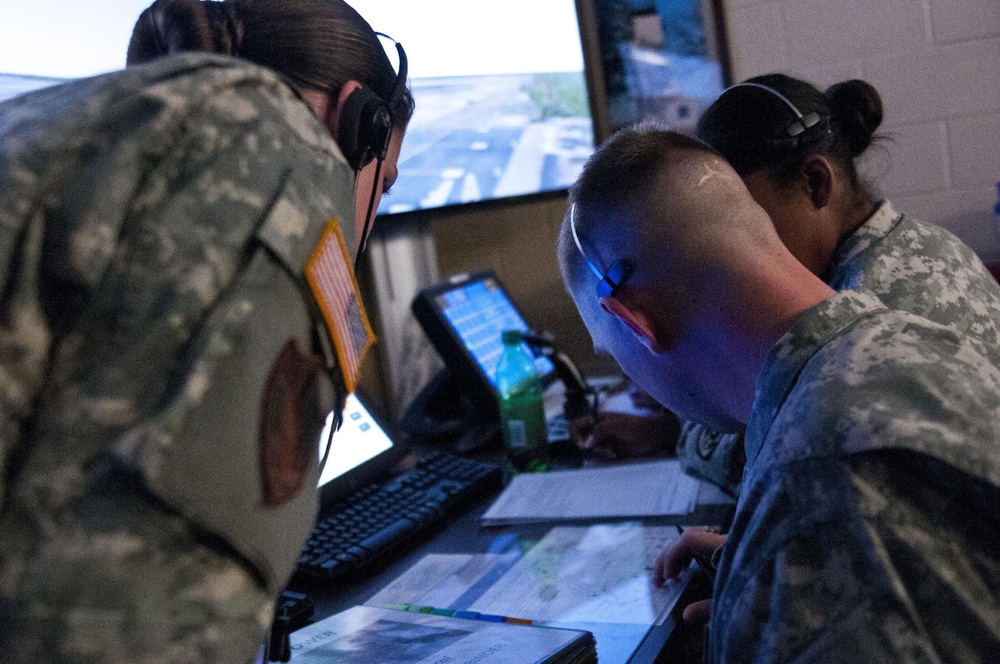 NCNG air traffic control Soldiers train to sustain