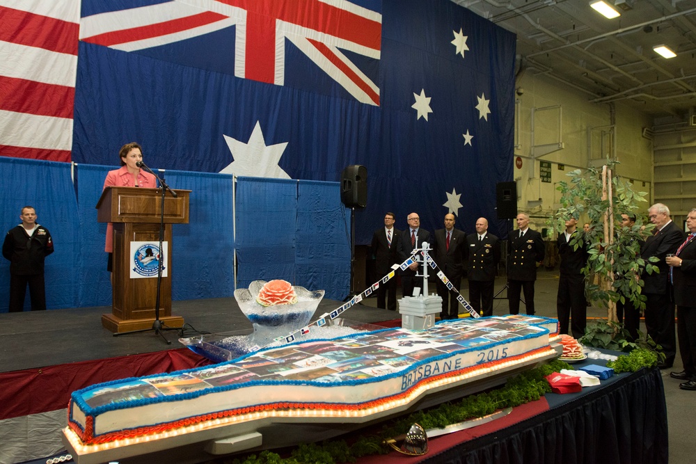 USS George Washington reception in Brisbane