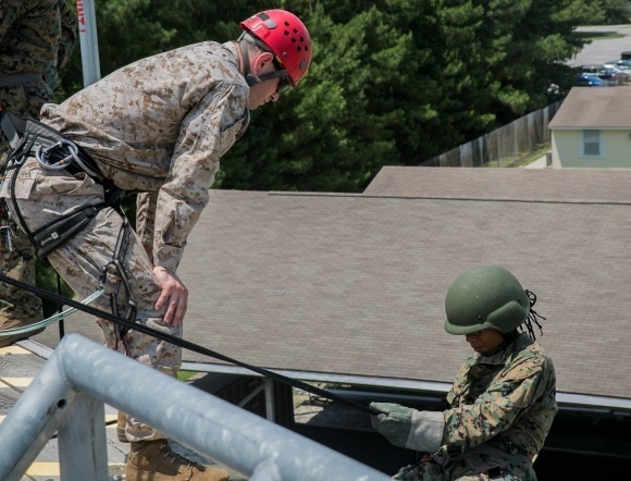 Cadets come to Camp Lejeune for summer leadership camp