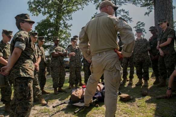 Cadets come to Camp Lejeune for summer leadership camp