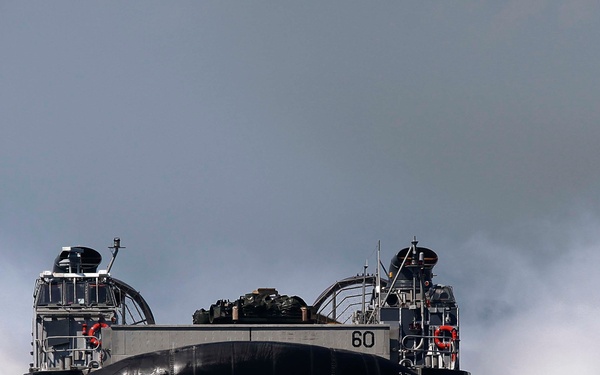 Loading the USS Oak Hill
