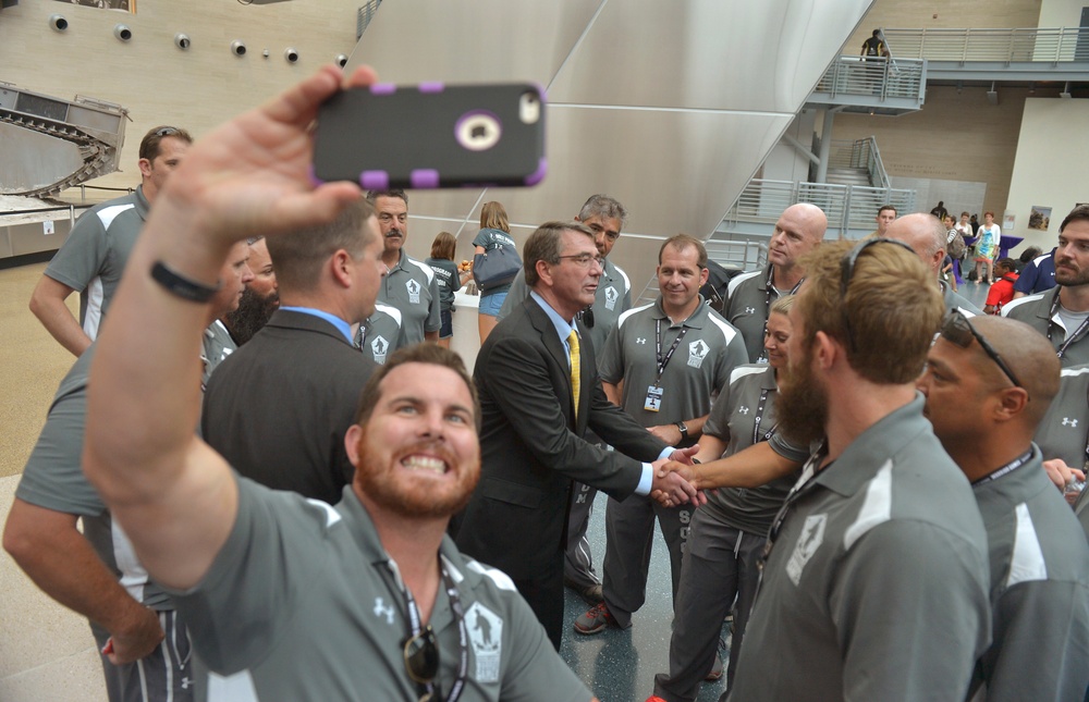 Secretary of Defense Carter attends DOD Warrior Games Opening Ceremony