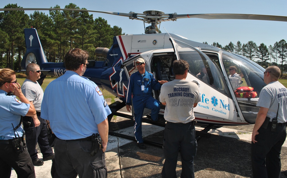 SC LifeNet takes part during McCrady Training Center's Safety and Health Week