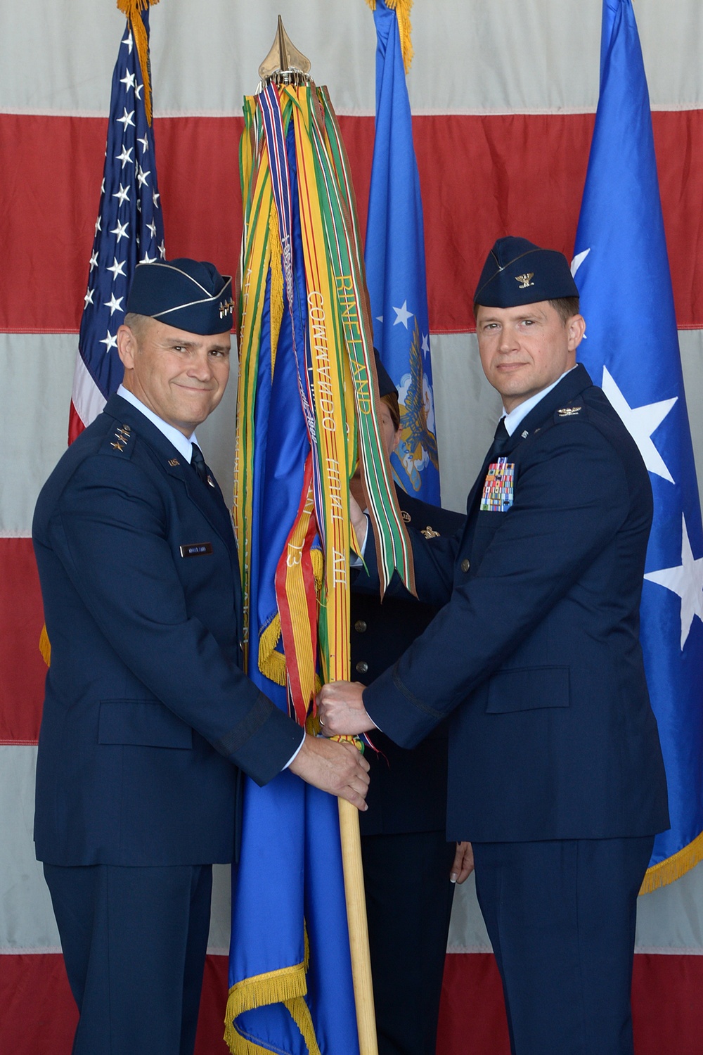 388th FW change of command