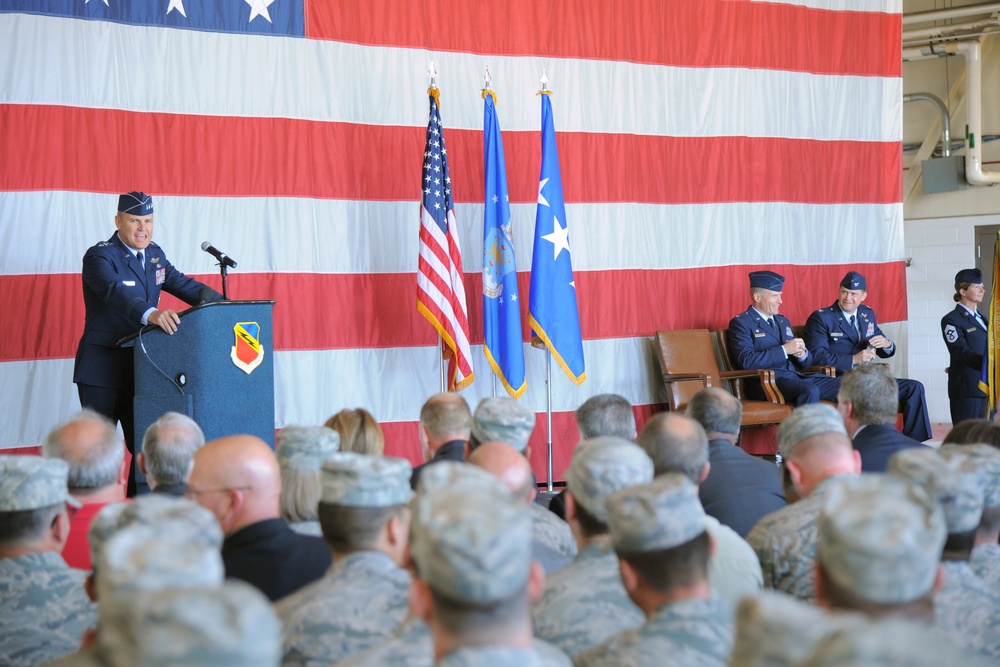 388th FW change of command ceremony