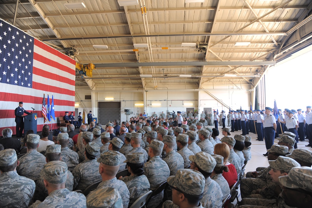 388th FW change of command ceremony