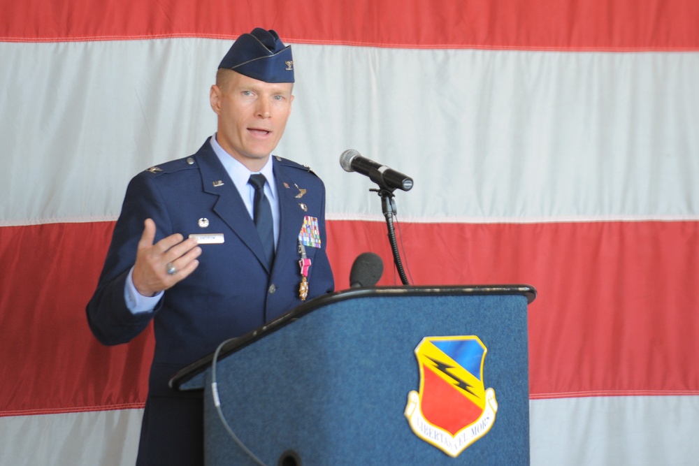 388th FW change of command ceremony