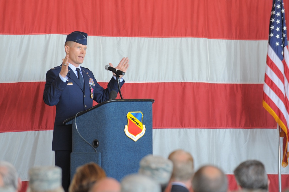 388th FW change of command ceremony