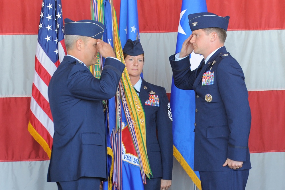 388th FW change of command ceremony