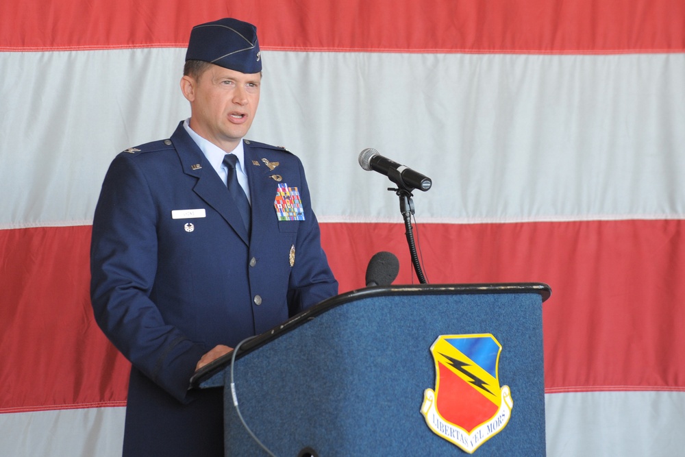 388th FW change of command ceremony