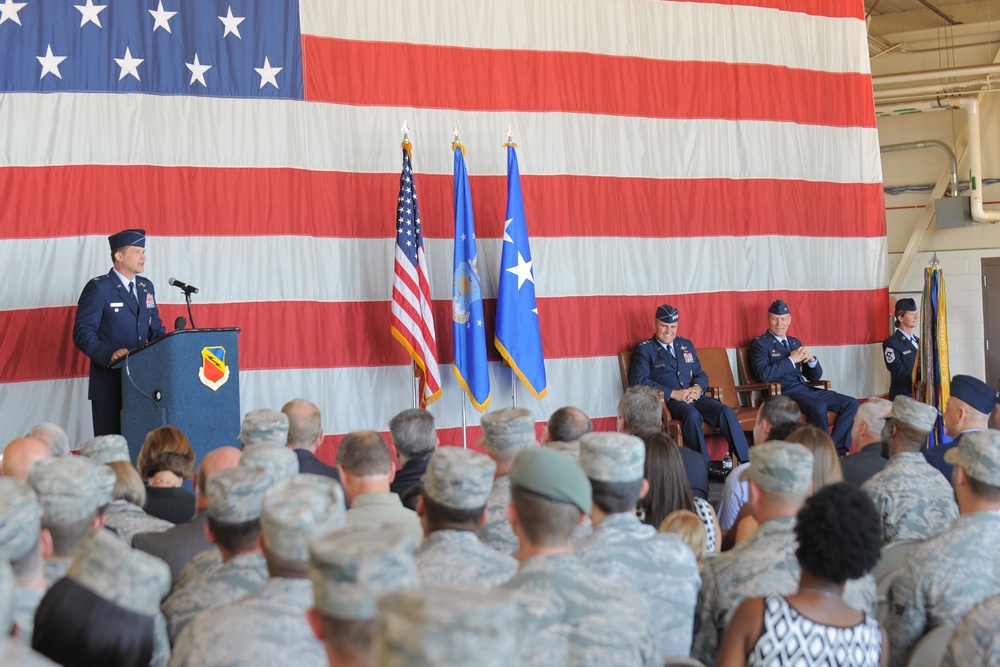 388th FW change of command ceremony