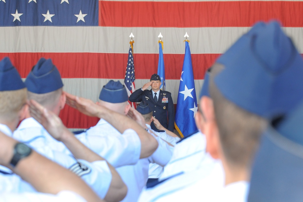 388th FW change of command ceremony