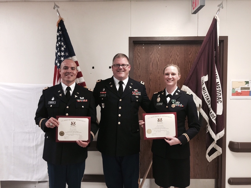 Feagin Sports Medicine Fellowship graduates two Soldiers